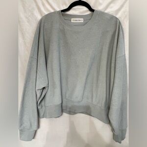 Ocean Drive Light Sage Green Knit Sweater Top